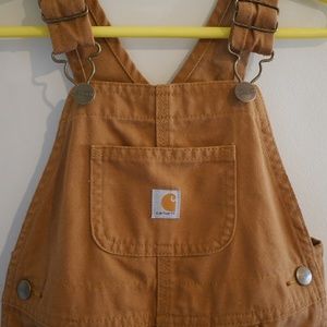 Kids' size 3T Carhartt Cotton Overalls brown